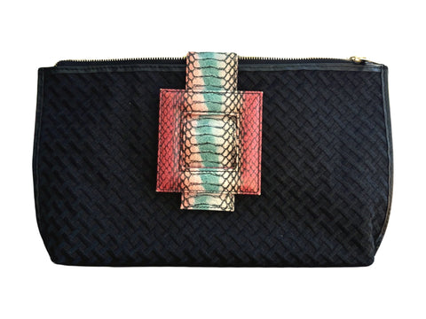 NEW ARRIVAL - Black Mesh Celeste Pouch