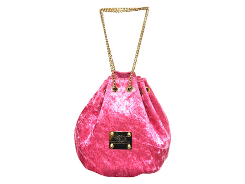 NEW ARRIVAL - Barbie Velvet Bucket Bag