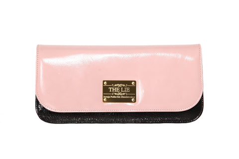 Small Clutch Black & Pink Lollipop